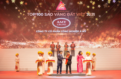 Award for the top 100 Vietnamese gold star brands in 2021