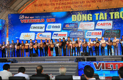 GIẢI THƯỞNG GIAN HÀNG ẤN TƯỢNG TẠI TRIỂN LÃM VIETBUILD 20218