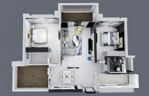 Căn hộ hiện đại 