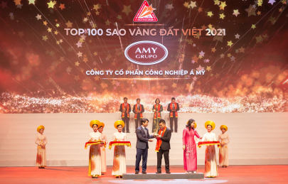 Top 100 giải thưởng Sao vàng đất Việt năm 2021 gọi tên AMY GRUPO 